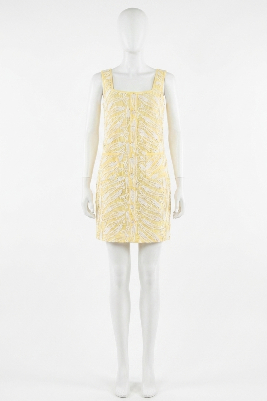 NEW EMILY MCCARTHY olive dress in alici crochet